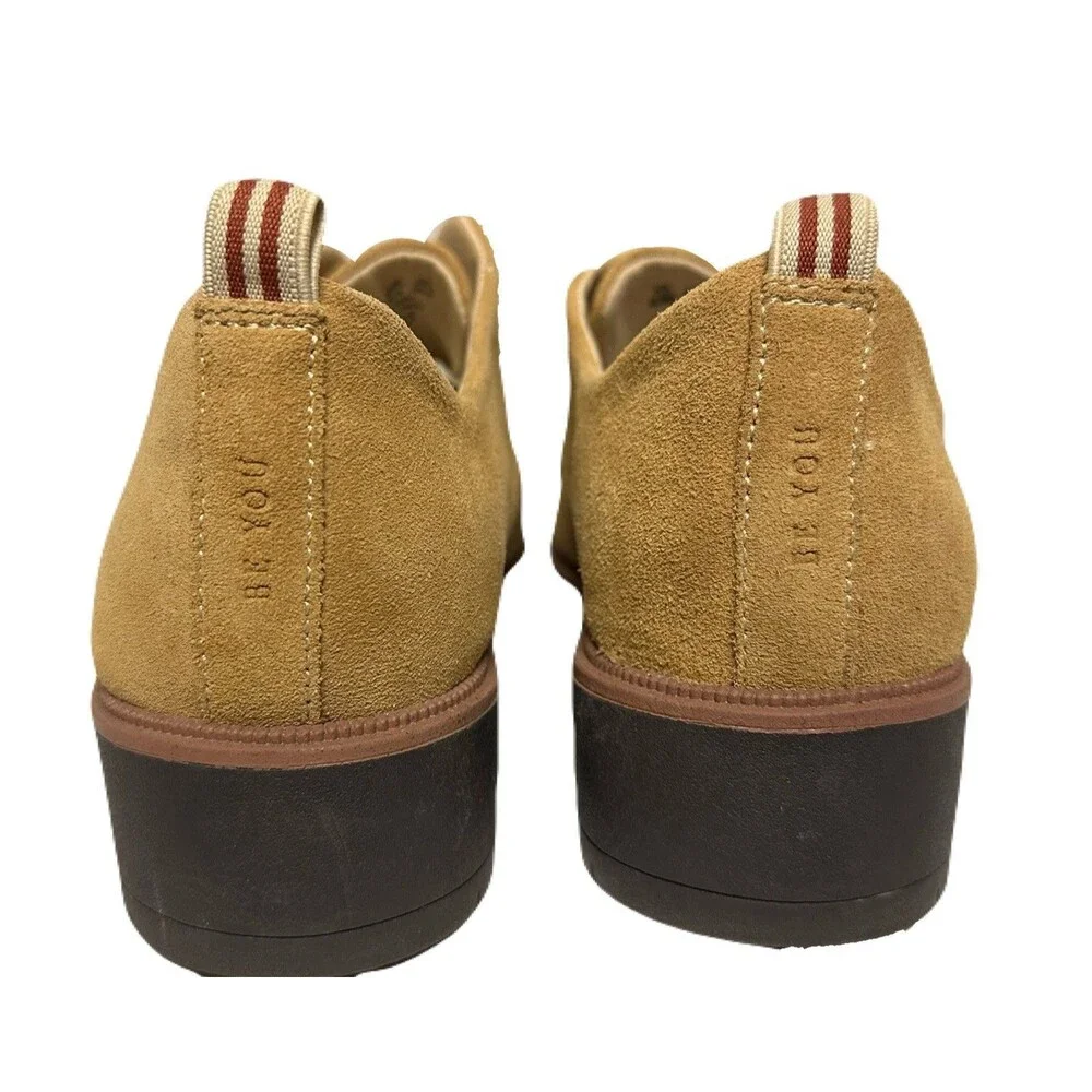 NEW Dr Scholls Womens Size 8.5 Tan Suede Glisten Slip-On Loafers Comfort Shoe